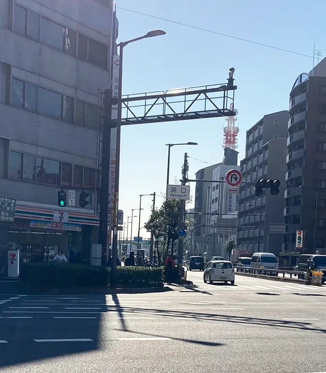 住之江区の浜口交差点